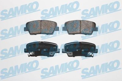 Комплект тормозных колодок, дисковый тормоз SAMKO 5SP1625
