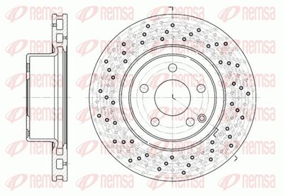 Тормозной диск REMSA 6817.10