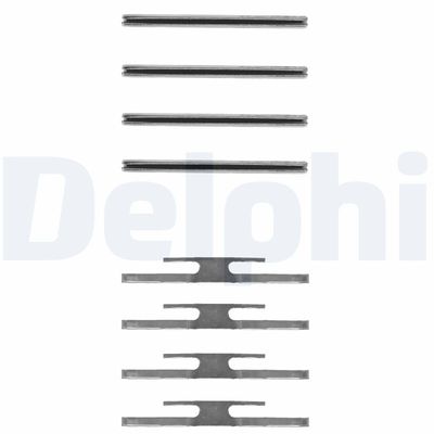 Комплектующие, колодки дискового тормоза DELPHI LX0055