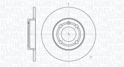 Тормозной диск MAGNETI MARELLI 361302040239