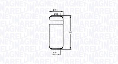 Pneimoatsperes spilvens, Pneimopiekare MAGNETI MARELLI 030607020055