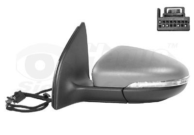 Ārējais atpakaļskata spogulis VAN WEZEL 5863827