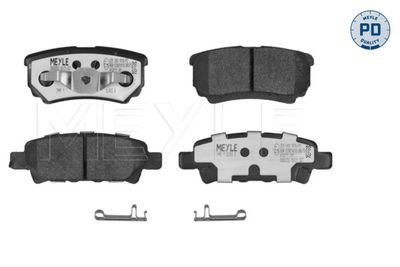Bremžu uzliku kompl., Disku bremzes MEYLE 025 240 1416/PD