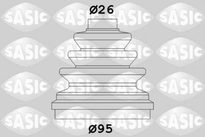 Комплект пыльника, приводной вал SASIC 2933953