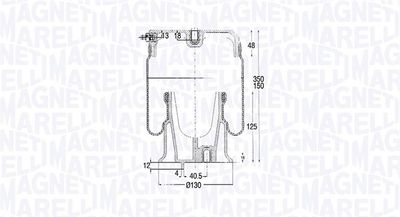 Pneimoatsperes spilvens, Pneimopiekare MAGNETI MARELLI 030607020185