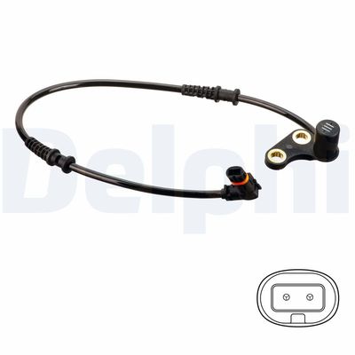 Датчик, частота вращения колеса DELPHI SS20492