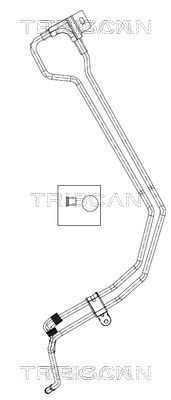 Гидравлический шланг, рулевое управление TRISCAN 8516 43002
