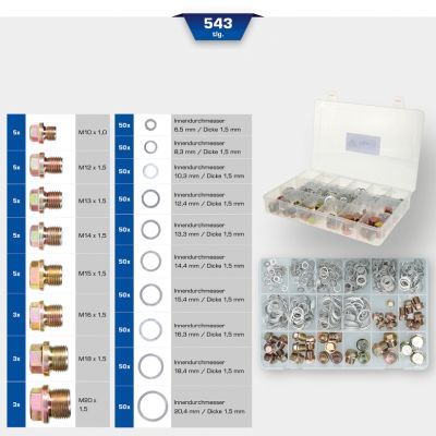Blīvgredzens, Eļļas noliešanas korķis KS TOOLS BT711200