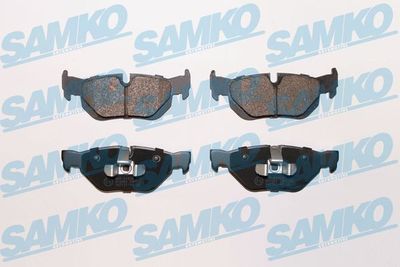 Комплект тормозных колодок, дисковый тормоз SAMKO 5SP1252