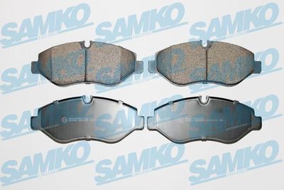 Комплект тормозных колодок, дисковый тормоз SAMKO 5SP1275