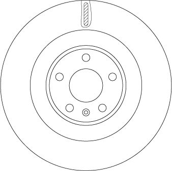 Тормозной диск TRW DF6750S