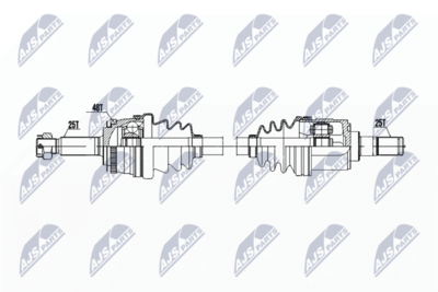 Приводной вал NTY NPW-HY-603