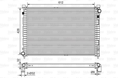 Radiators, Motora dzesēšanas sistēma VALEO 732399