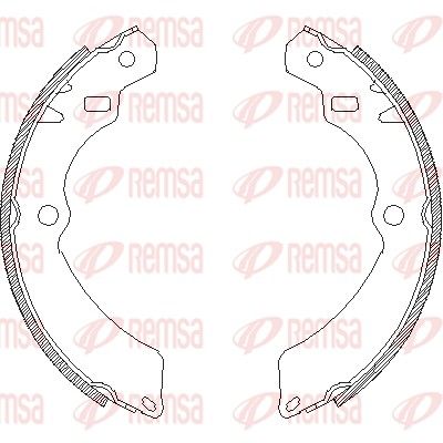 Тормозные колодки REMSA 4196.00