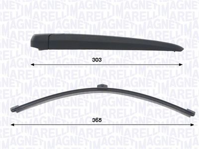 MAGNETI MARELLI 000723180459 Stikla tīrītāju sviru