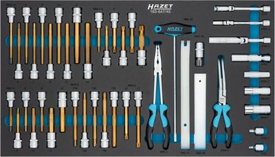Instrumentu komplekts HAZET 163-647/45