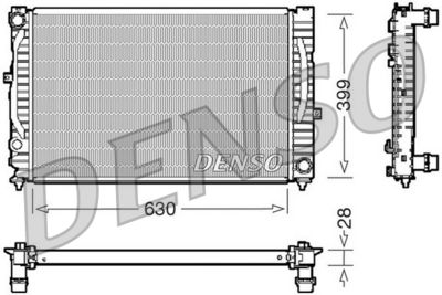 Radiators, Motora dzesēšanas sistēma DENSO DRM02032