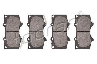 Комплект тормозных колодок, дисковый тормоз TOPRAN 600 619