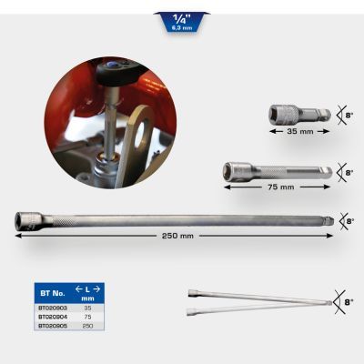 Pagarinātājs, Muciņatslēga KS TOOLS BT020904
