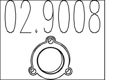 Blīve, Izplūdes caurule MTS 02.9008