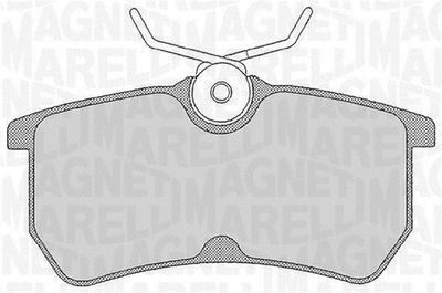 Bremžu uzliku kompl., Disku bremzes MAGNETI MARELLI 363916060253