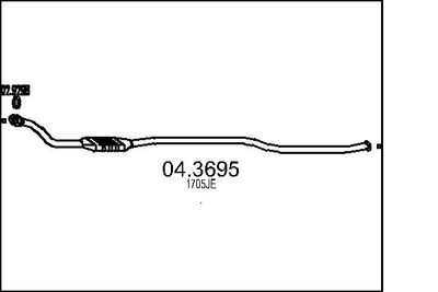 Катализатор MTS 04.3695
