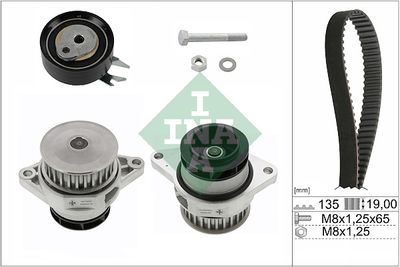 Ūdenssūknis + Zobsiksnas komplekts Schaeffler INA 530 0166 30