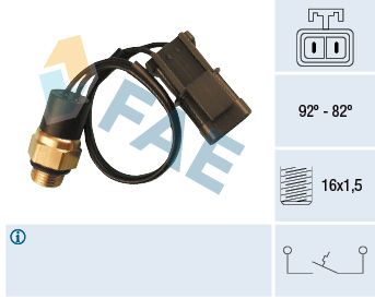 Termoslēdzis, Radiatora ventilators FAE 37540