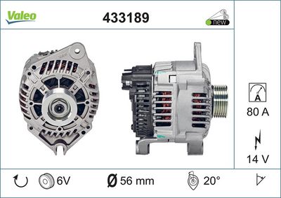 Ģenerators VALEO 433189