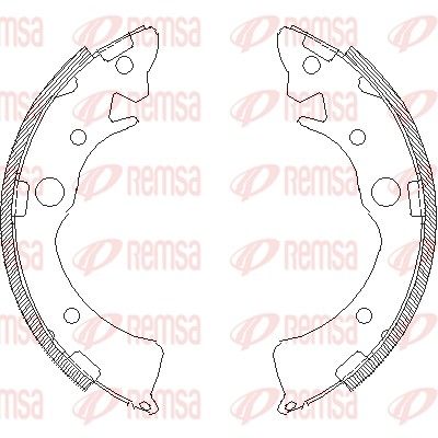Bremžu loki REMSA 4096.01