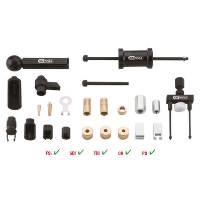 Demontāžas instrumentu komplekts, Common-Rail sprausla KS TOOLS 152.1350