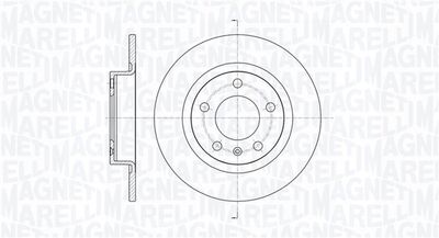 Тормозной диск MAGNETI MARELLI 361302040734