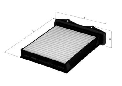 Фильтр, воздух во внутренном пространстве MAHLE LA 360