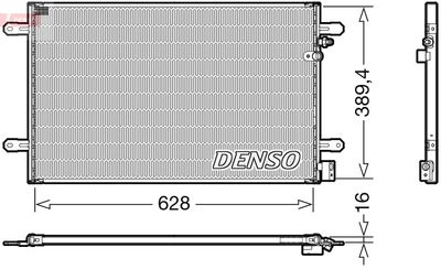 Конденсатор, кондиционер DENSO DCN02037