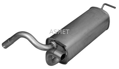 Глушитель выхлопных газов конечный ASMET 05.237
