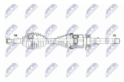 Приводной вал NTY NPW-FR-204