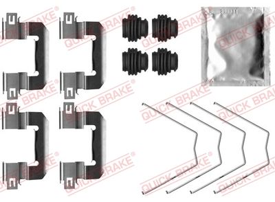 Комплектующие, колодки дискового тормоза QUICK BRAKE 109-0064