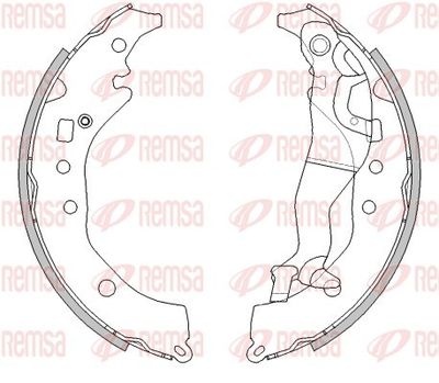 Bremžu loki REMSA 4292.01