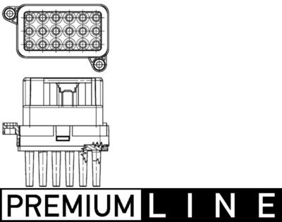 Регулятор, вентилятор салона MAHLE ABR 95 000P