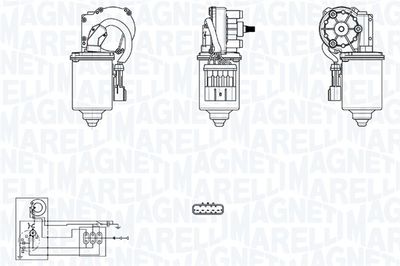Двигатель стеклоочистителя MAGNETI MARELLI 064300414010