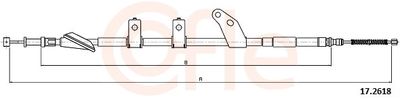 Тросик, cтояночный тормоз COFLE 92.17.2618