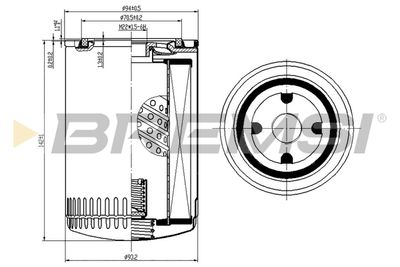 Масляный фильтр BREMSI FL0285
