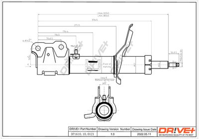 Amortizators Dr!ve+ DP1610.10.0121