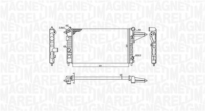 Radiators, Motora dzesēšanas sistēma MAGNETI MARELLI 350213189100