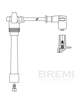 Провод зажигания BREMI 6A54/19