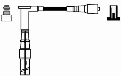 Augstsprieguma vads NGK 38779
