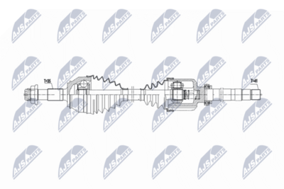 Приводной вал NTY NPW-CT-164