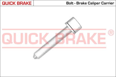 Skrūve, Bremžu suports QUICK BRAKE 11612