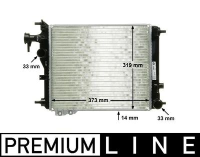 Radiators, Motora dzesēšanas sistēma MAHLE CR 1115 000P