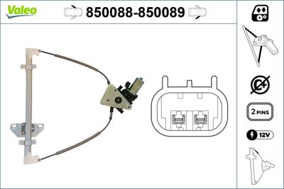 Стеклоподъемник VALEO 850088